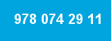 978 074 29 11 978 074 29 11